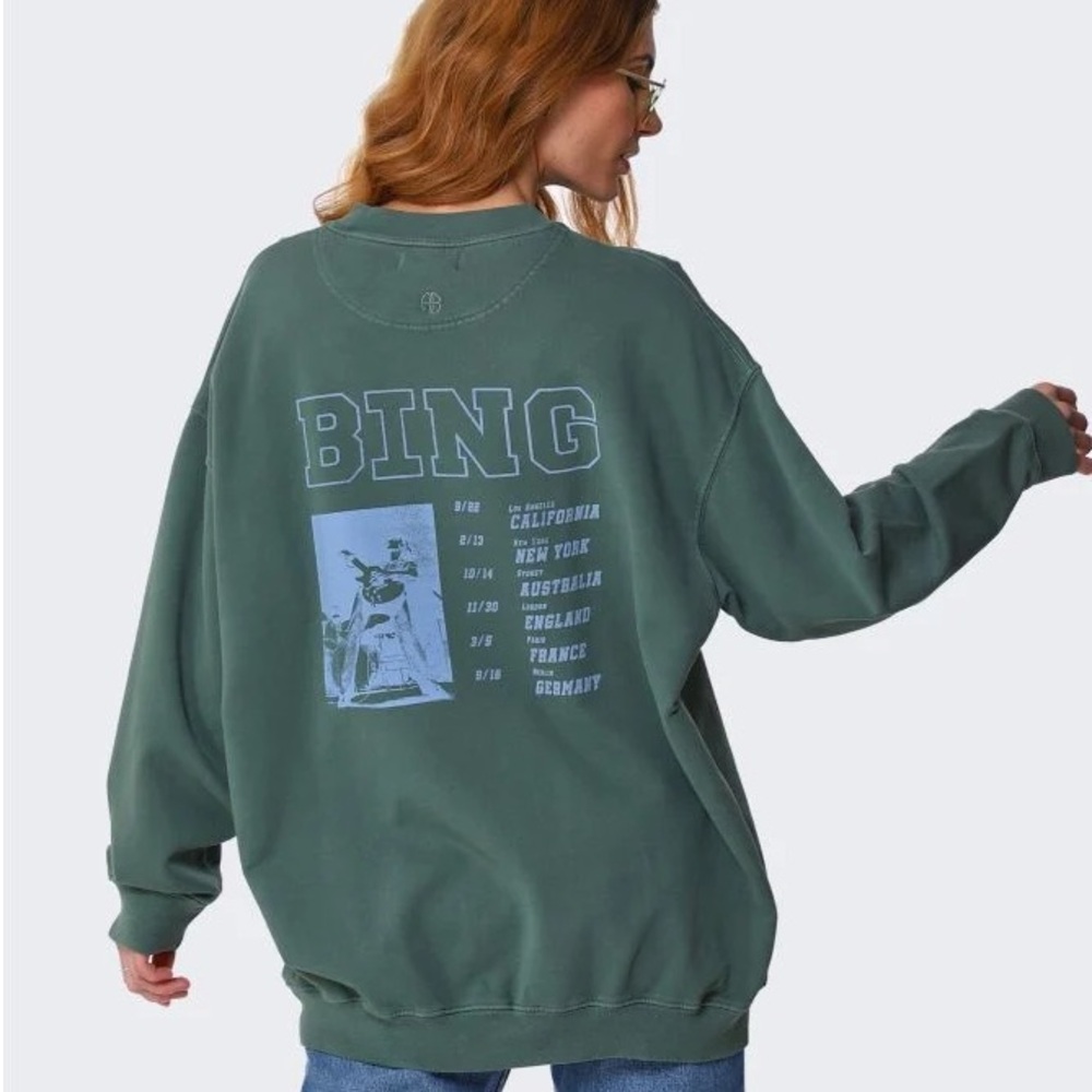 Green Anine Bing Pullover Size Large